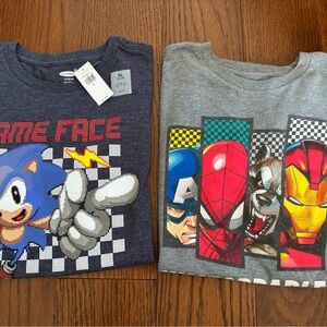 New Boys Character Tshirts Size XL